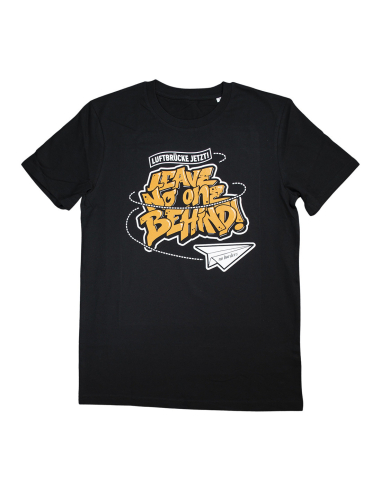 Leave No One Behind (Luftbrücke) - No Borders - T-Shirt - Black - @ No Borders