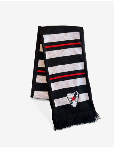 Roter Stern Leipzig - Scarf - Logo - Black/Red/White - @ No Borders