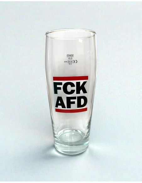 FCK AFD - Bierglas