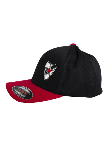 Roter Stern Leipzig - Flexfit Cap - Black/Red - @ No Borders
