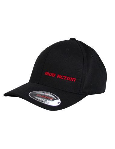 Mob Action Classic - Flexfit Cap - Black - @ No Borders