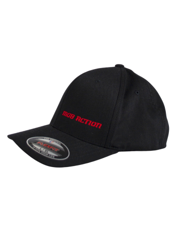 Mob Action Logo - Schultertasche - Red Star - Black - @ No Borders