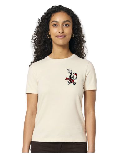 Molli - No Borders - T-Shirt tailliert - Natural Raw - @ No Borders