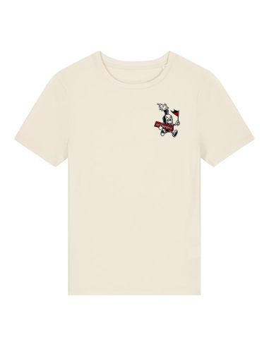 Molli - No Borders - T-Shirt waisted- Natural Raw - @ No Borders