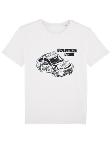 Free Adel - No Borders - SOLI T-Shirt - White - @ No Borders