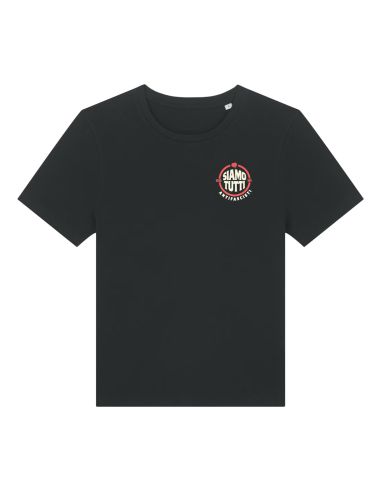 Regenbogen Molli - No Borders - T-Shirt tailliert - Black - @ No Borders
