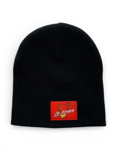 No Borders Cockatoo - Beanie - Patch - Black - @ No Borders