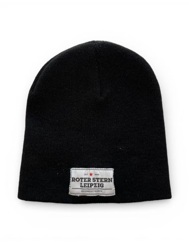 Roter Stern Leipzig - Beanie - Patch - Schwarz - @ No Borders