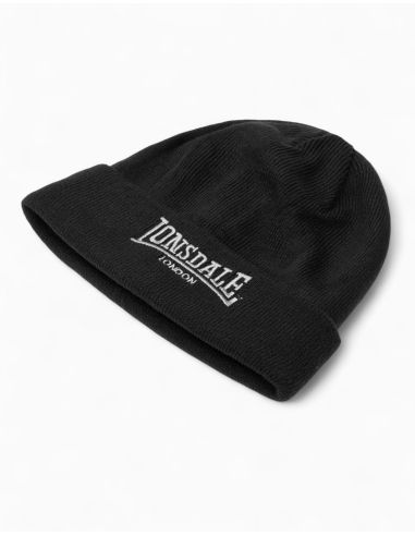 Lonsdale - Wintermütze - Dundee - Schwarz - @ No Borders