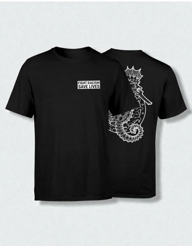 Sea Punks - T-Shirt - Seepferdchen - Schwarz - @ No Borders