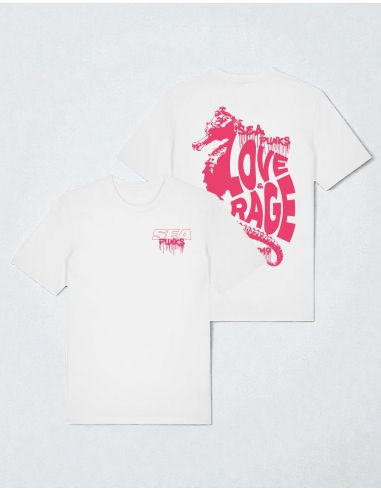 Sea Punks - T-Shirt - Love & Rage - White - @ No Borders