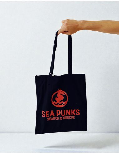 Sea Punks - Jute Bag - Search & Rescue - Black - @ No Borders