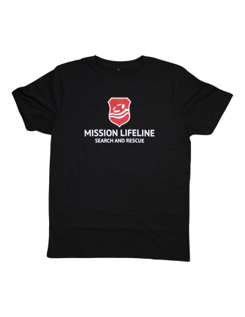 Soli-T-Shirt - Free All Antifa - Pocket - Schwarz - @ No Borders