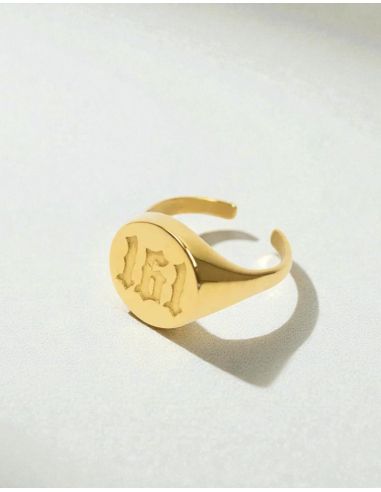 161 - True Rebel - Siegelring - Classic - Gold - @ No Borders