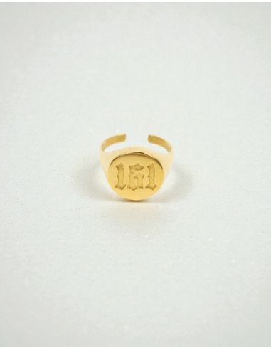 161 - True Rebel - Seal Ring - Classic - Gold - @ No Borders
