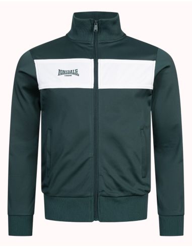 Lonsdale - Track Jacket - Alnwick - Green/White - @ No Borders