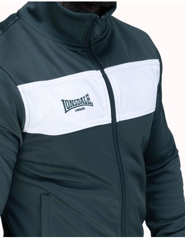 Lonsdale - Trainingsjacke - Alnwick - Green/White - @ No Borders