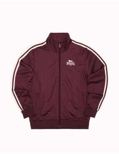 Lonsdale - Track Jacket - Hoylake - Oxblood/Ecru - @ No Borders