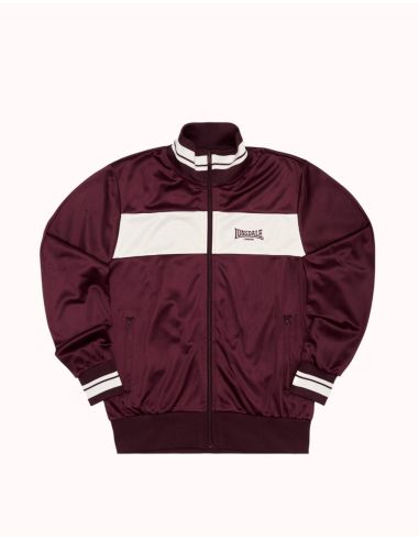 Lonsdale - Track Jacket - Meols - Oxblood/Ecru - @ No Borders