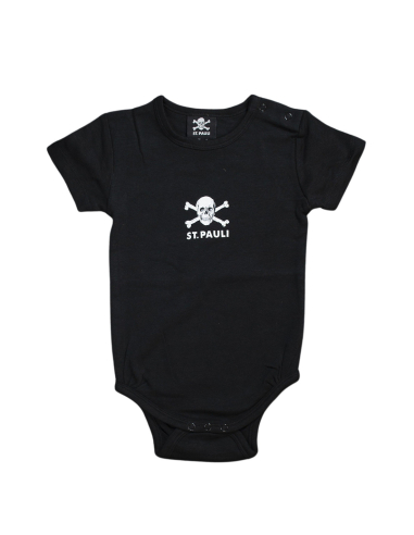 St. Pauli - Baby Body - Skull - Black - @ No Borders