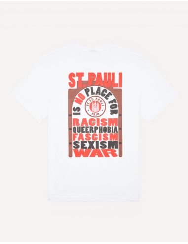St. Pauli - T-Shirt - No Place for 2025 - Weiß - @ No Borders