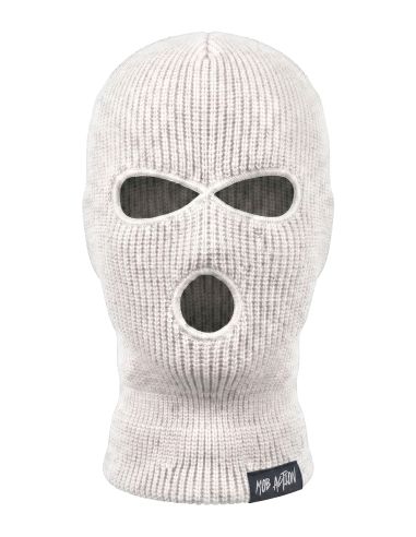 Mob Action - Balaclava 3-Hole - White - @ No Borders