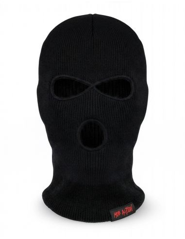 Mob Action - Balaclava 3-Hole - Black - @ No Borders