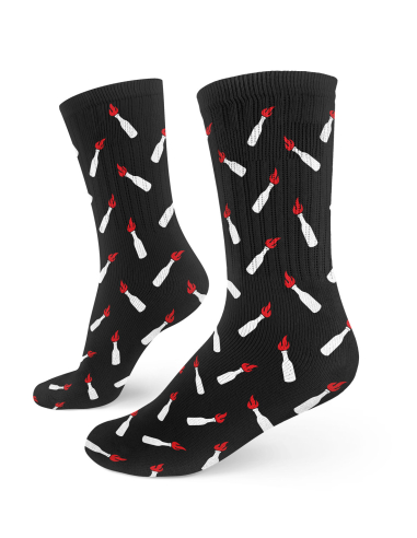 Molli - Mob Action - Socks - Black - @ No Borders