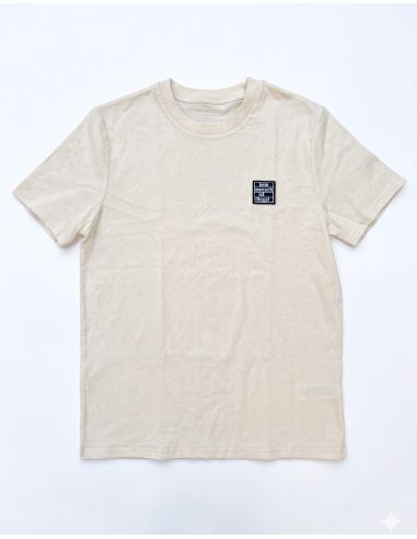 Kein Mensch ist illegal - No Borders - T-Shirt - Natural Raw - @ No Borders
