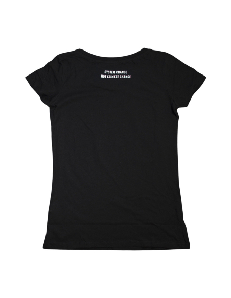 Antifa For Future - No Borders - T-Shirt tailliert - Black