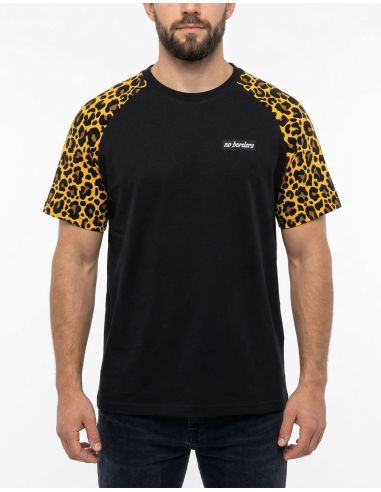Leo Raglanärmel - No Borders - T-Shirt - Black - @ No Borders