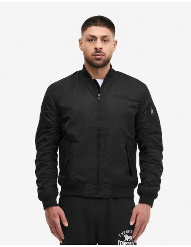 Lonsdale - Bomber Jacket - Poolstock - Black - @ No Borders