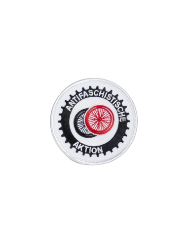 Fahrrad Antifa - Patch - @ No Borders