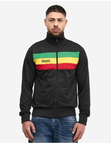 Lonsdale - Trainingsjacke - Sounds Three - Black/Rainbow - @ No Borders