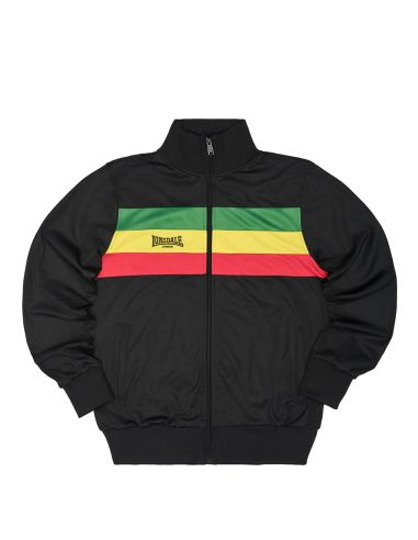 Lonsdale - Trainingsjacke - Sounds Three - Black/Rainbow - @ No Borders