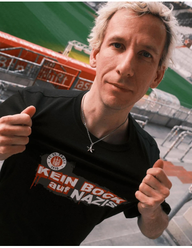 St. Pauli - T-Shirt - Kein Bock Auf Nazis - Black - @ No Borders