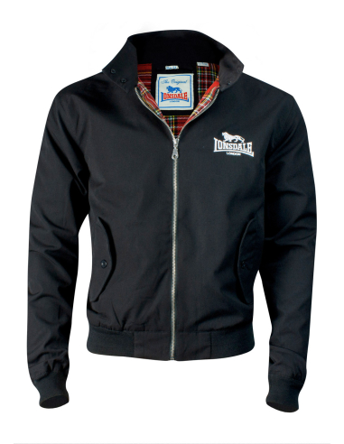 Lonsdale - Jacke - Classic Harrington - Schwarz - @ No Borders