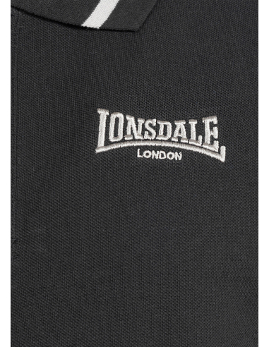 Lonsdale - Polo - Causton - Black - @ No Borders