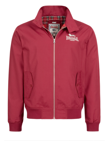 Lonsdale - Jacket - Classic Harrington - Cherry Red - @ No Borders