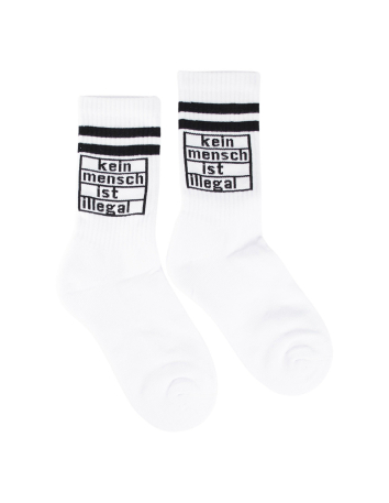 1312 - Socks - Embroidered logo - Black - @ No Borders