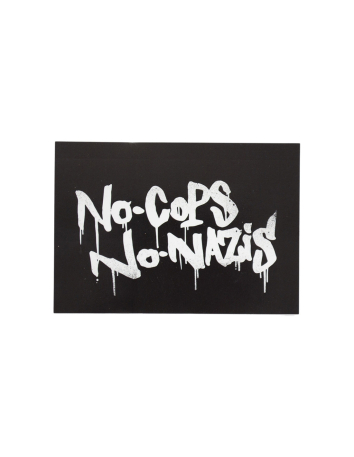 No Cops No Nazis - Patch - @ No Borders