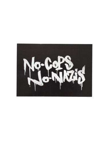 No Cops No Nazis - Sticker - @ No Borders