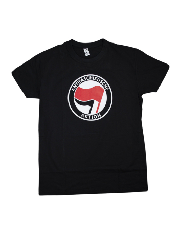 Gegen AFD Nazis - No Borders - T-Shirt - Schwarz - @ No Borders