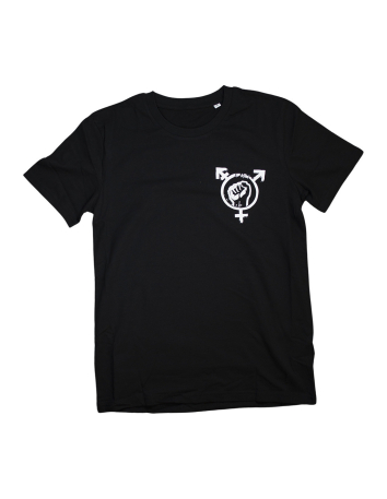 Feminism - T-Shirt - Mob Action - Schwarz - @ No Borders