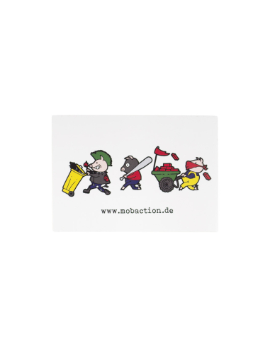 Riot Pigs - Sticker - @ No Borders