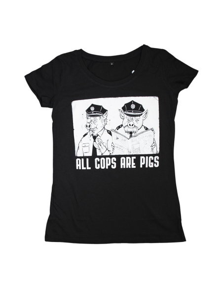 All Cops Are Pigs - Mob Action - T- Shirt tailliert - Black