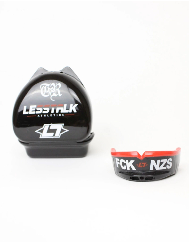 FCK NZS - Less Talk - Zahnschutz - Collabo - Black - @ No Borders