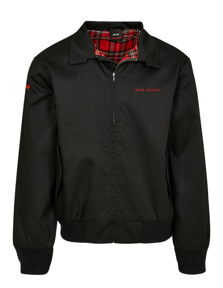 Mob Action Classic - Jacket - Harrington - Black/Red