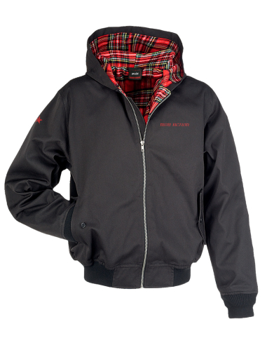 Mob Action Classic - Jacke - Hooded Harrington - Black/Red - @ No Borders
