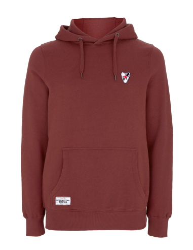 Roter Stern Leipzig - Hoodie - Logo Stick - Burgundy - @ No Borders